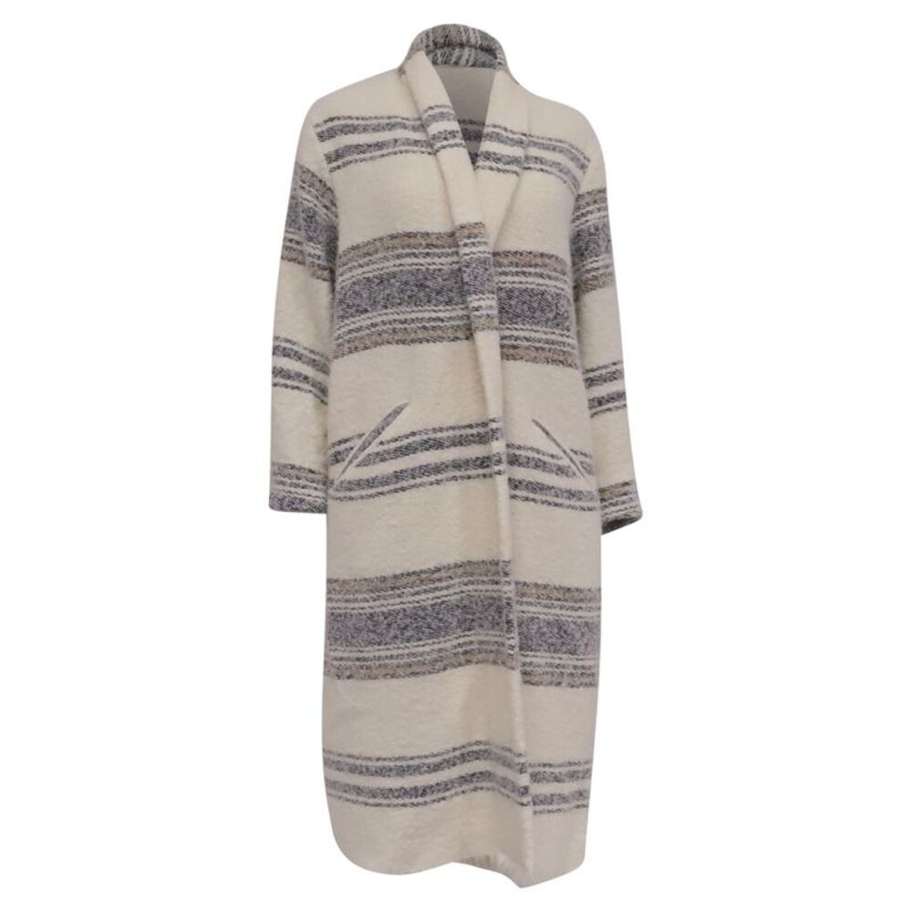 Isabel Marant Etoile Faby Coat in Cream Acrylic